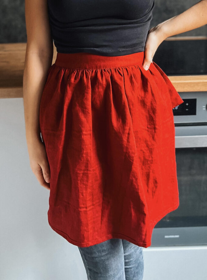 Linen Apron One Size